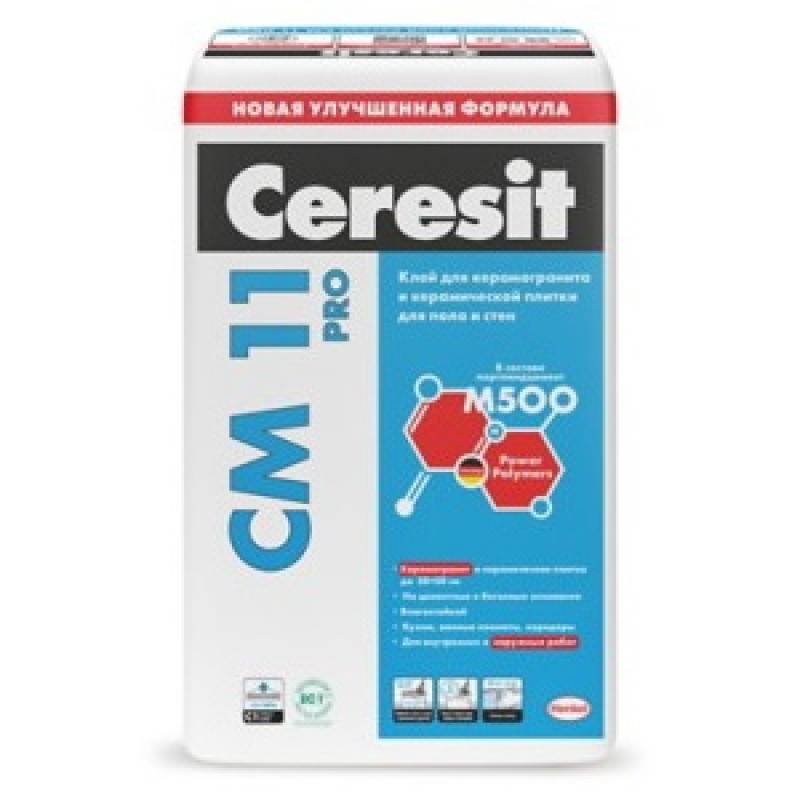 Клей для плитки Церезит CM 11 Pro 25 кг
