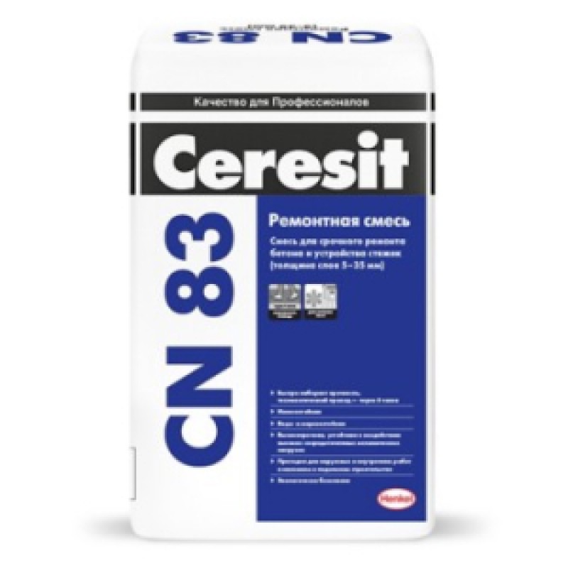 Ремонтная смесь Ceresit CN 83 (5-35мм) 25 кг